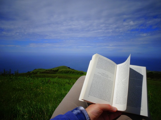 reading Moby Dick on Faial